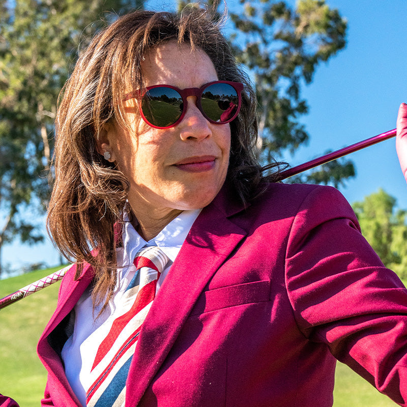 I'm Wearing Burgundy?-Circle Gs-GOLF goodr-2-goodr zonnebril