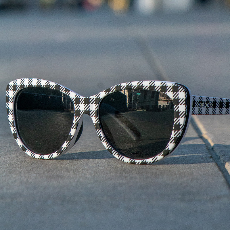 Gingham is zooo vorig seizoen - de start-en landingsbanen - goodr-4-goodr zonnebrillen